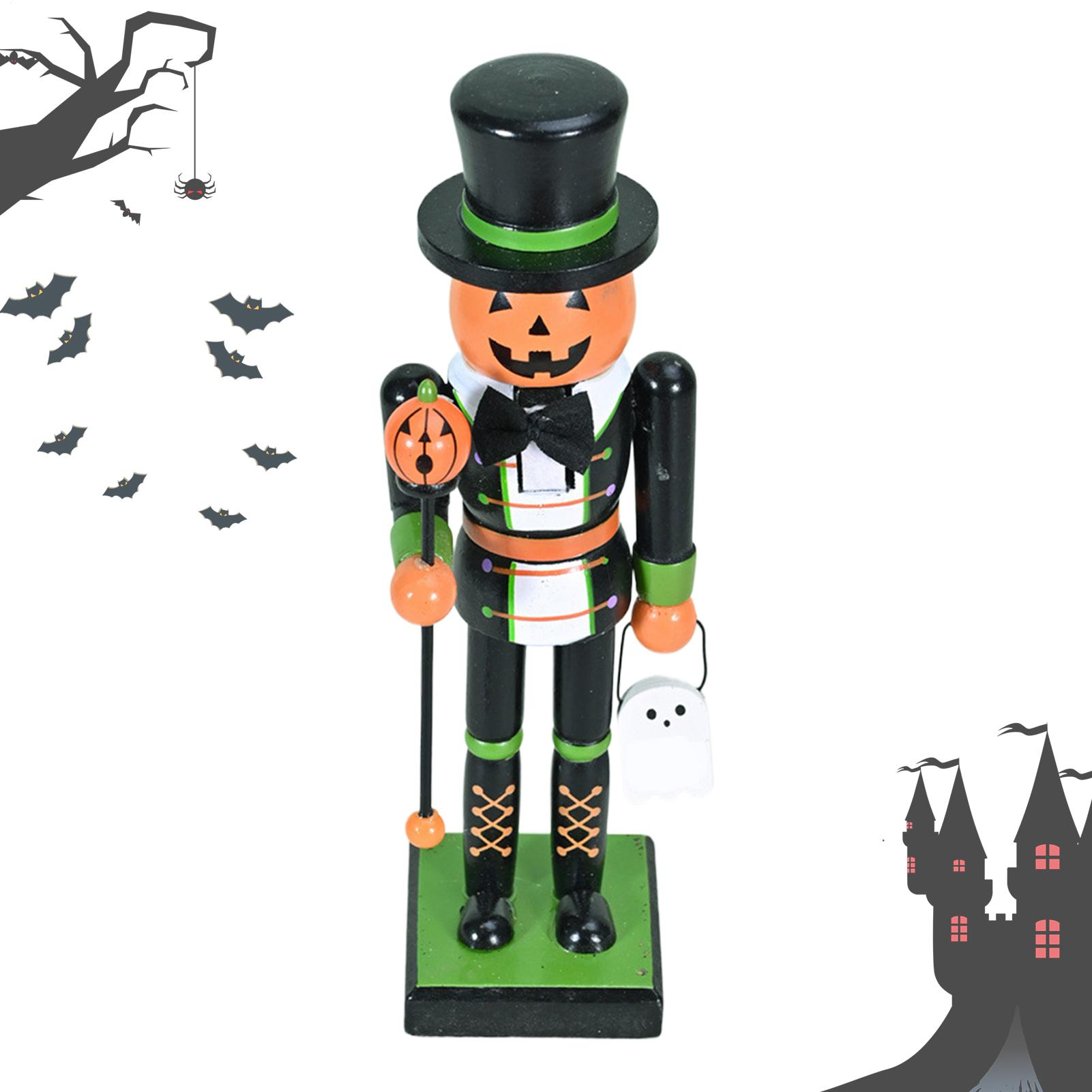 Nutcracker Figurine - Halloween Notenkraker Figuren Houten Notenkraker Figuren