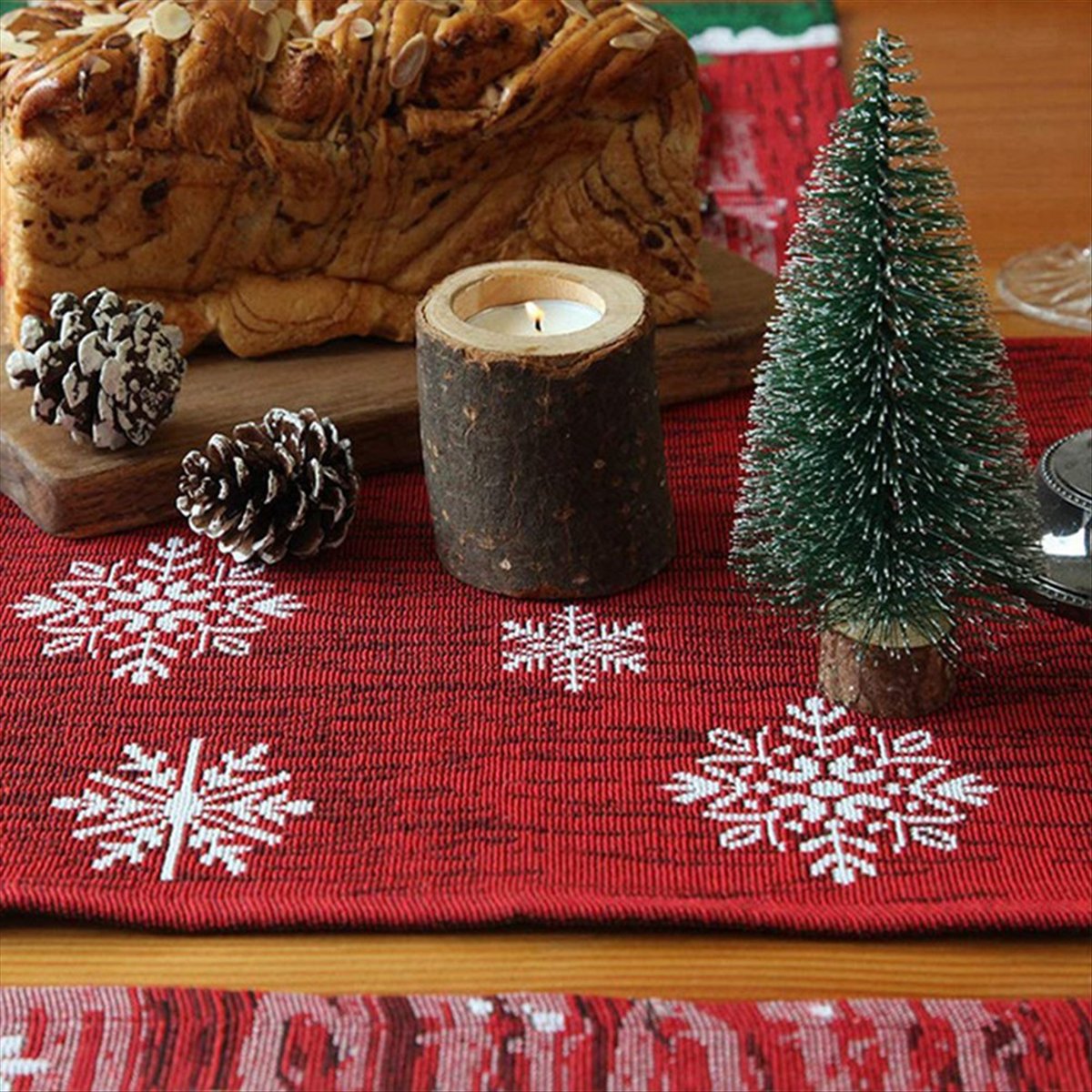 Christmas Table Runner - ABDD HOT Kersttafelkleed, -Wintertafelkleed voor keuken,