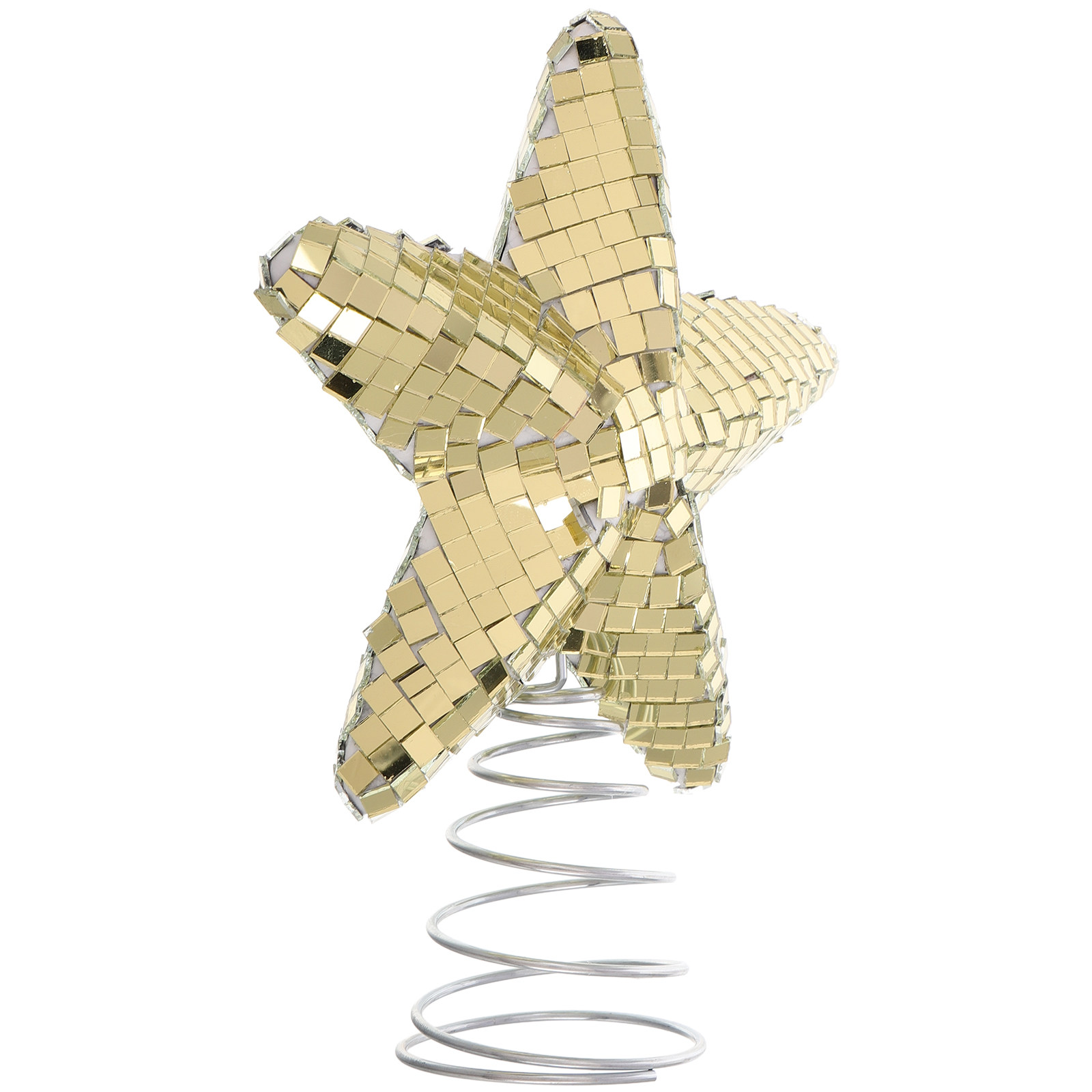 Star Tree Topper - Kerstboom Ster Topper Disco Bal Glitter