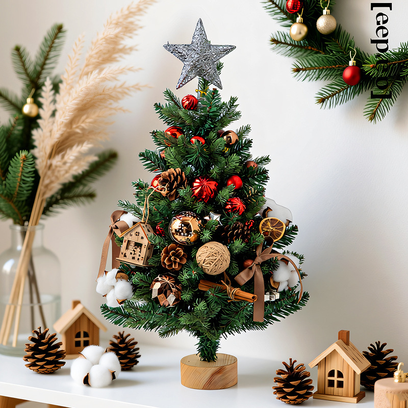 Star Tree Topper - Kleine kunstmatige kerstboom voor op tafel