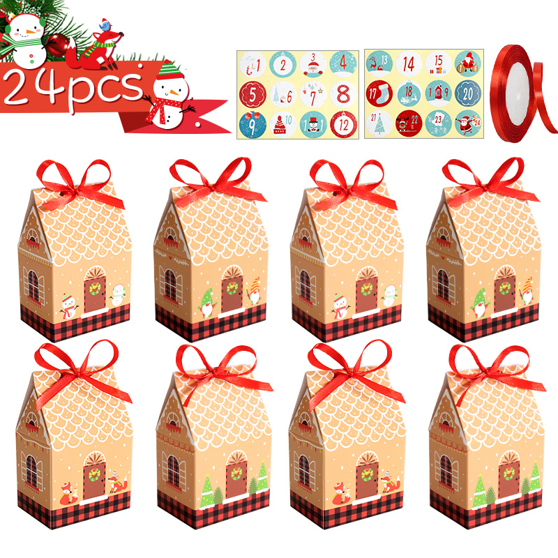 24 sets kerst-adventskalender  - Advent Calendar Gift recensie en prijs