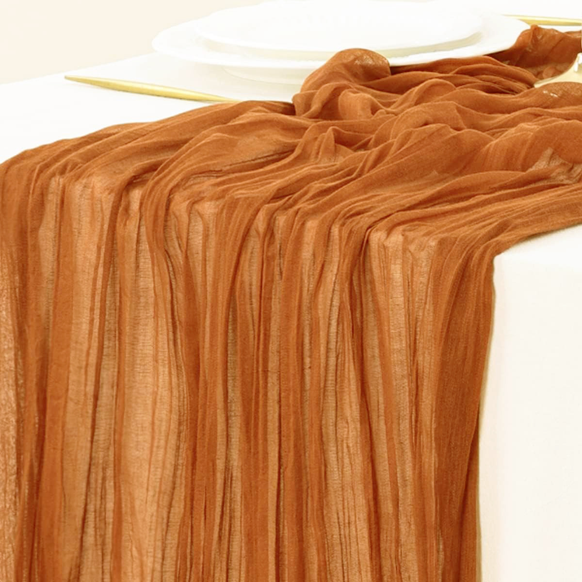 Rode Tafelloper Gaas Bruiloft  - Christmas Table Runner recensie en prijs