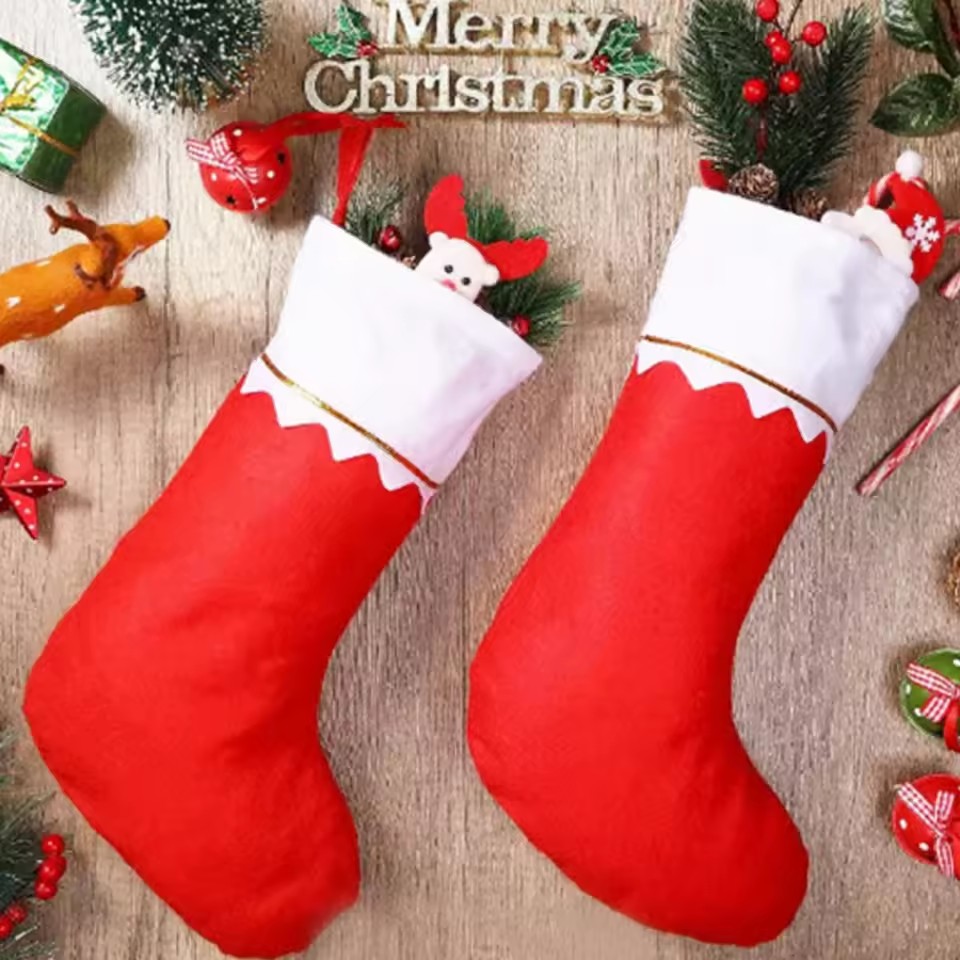 1/3/6 stuks kerstkousen, rood- - Christmas Stocking Hanging recensie en prijs
