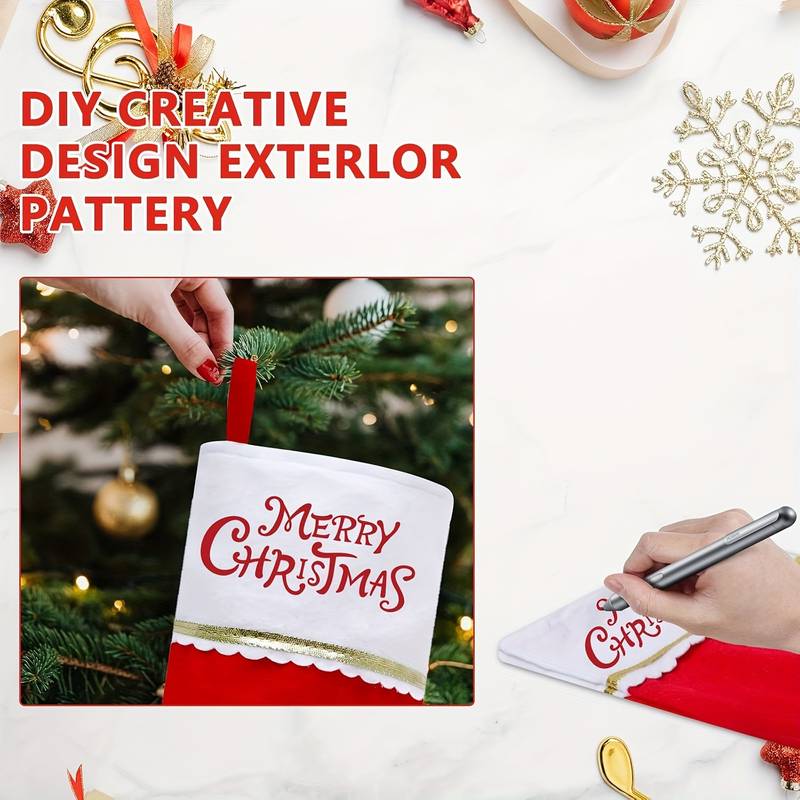 1/3/6 stuks kerstkousen, rood- - Christmas Stocking Hanging recensie en prijs