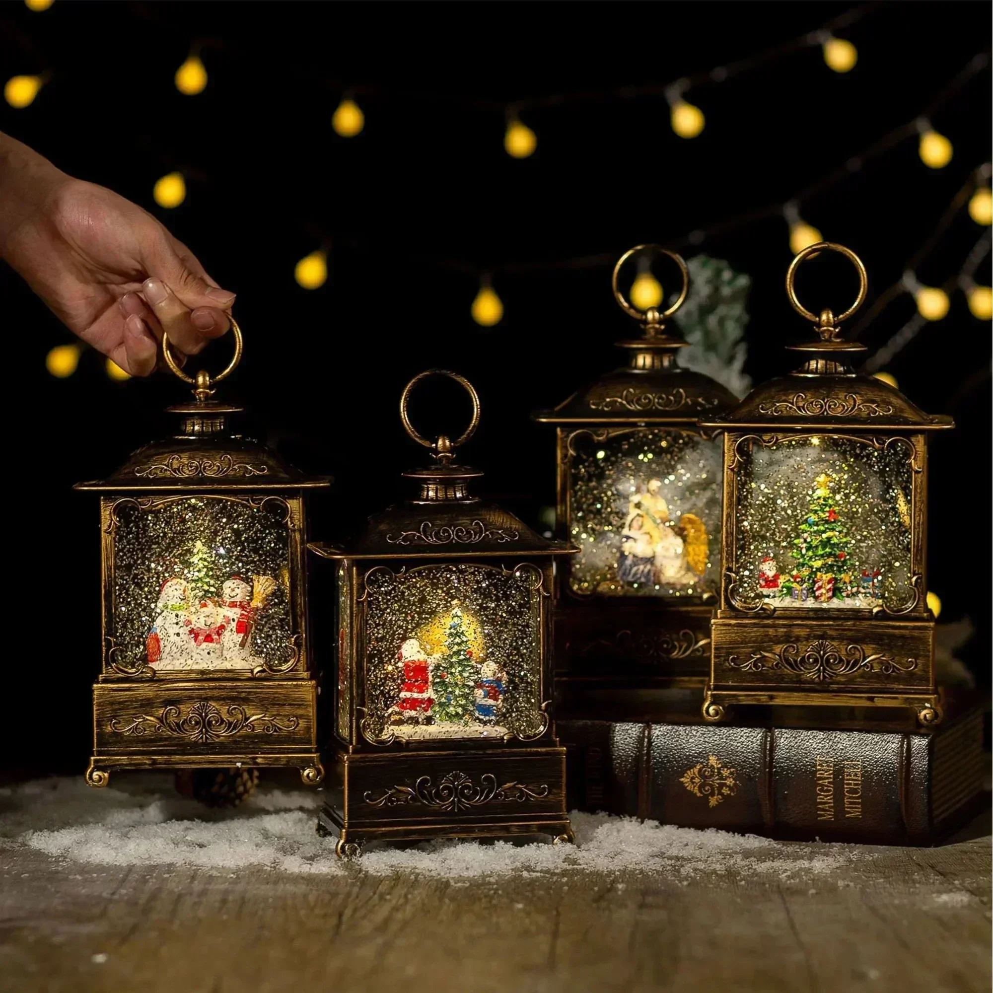 Kerst Sneeuwbol Lantaarn Muzie - Snow Globe Musical recensie en prijs