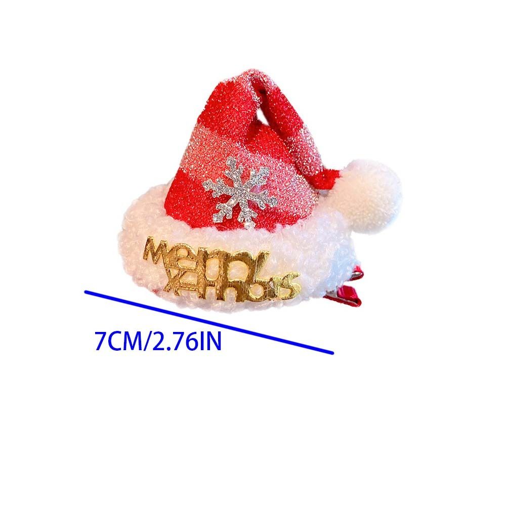 Schattige ster kerst haarclip  - Santa Hat Plush recensie en prijs