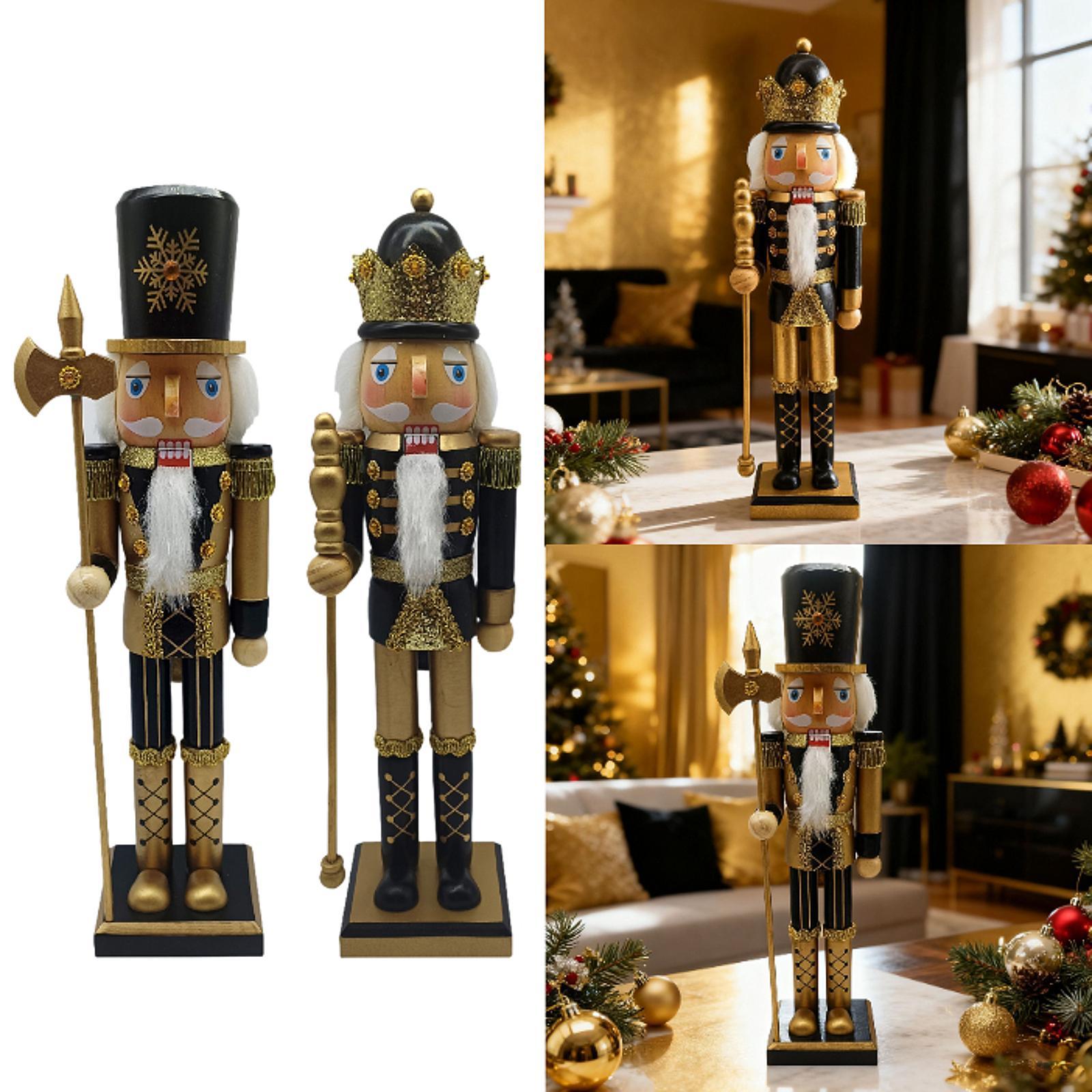 Houten notenkraker beeldje sta - Nutcracker Figurine recensie en prijs