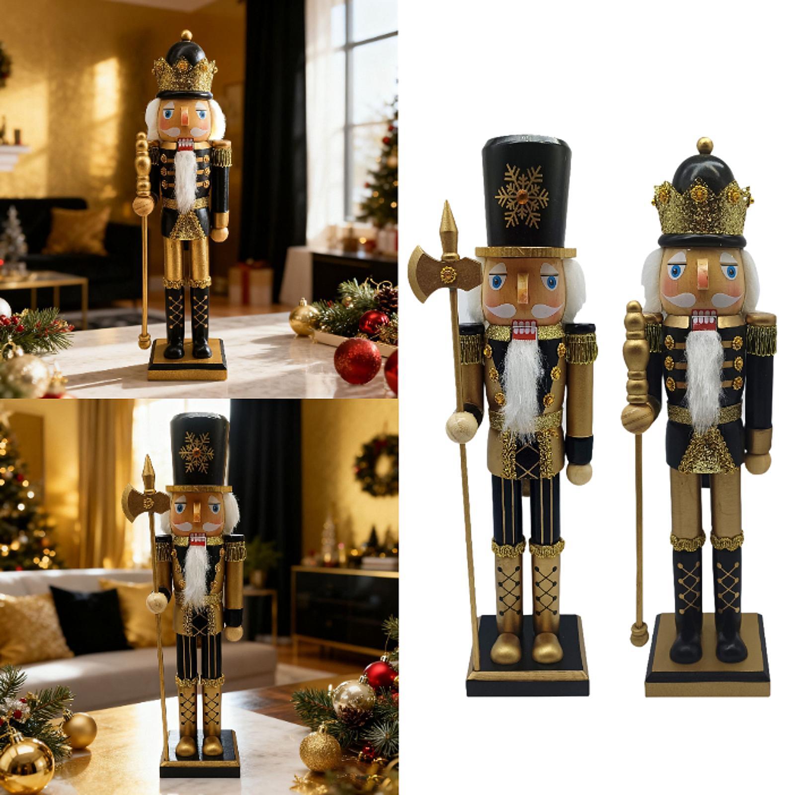Houten notenkraker beeldje sta - Nutcracker Figurine recensie en prijs