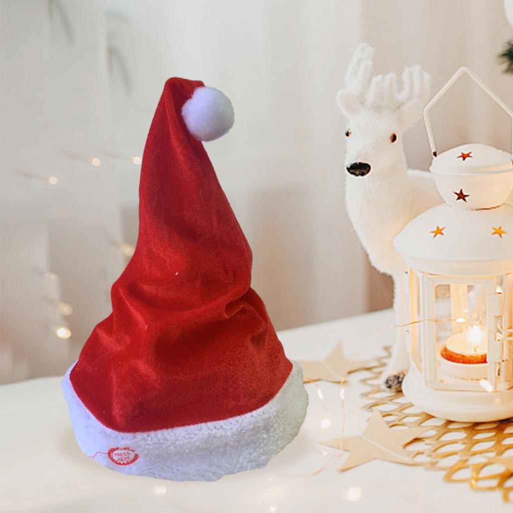 Zang Dansende Santa Hoeden Dec - Santa Hat Plush recensie en prijs