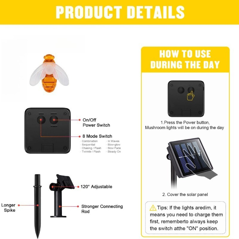 Solar Bee String Light 7m 50 L - Christmas Lights Outdoor recensie en prijs