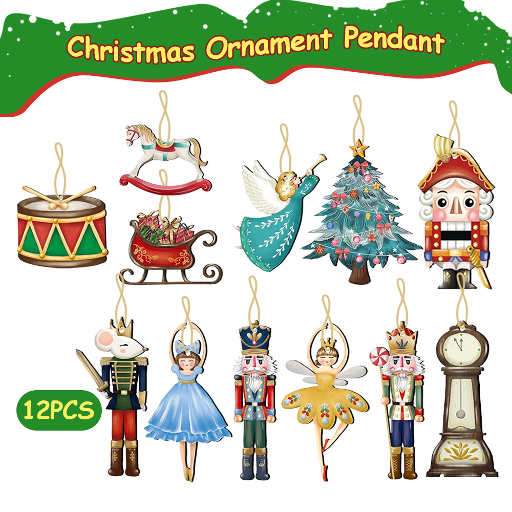 12 stks/set Houten Notenkraker - Nutcracker Figurine recensie en prijs