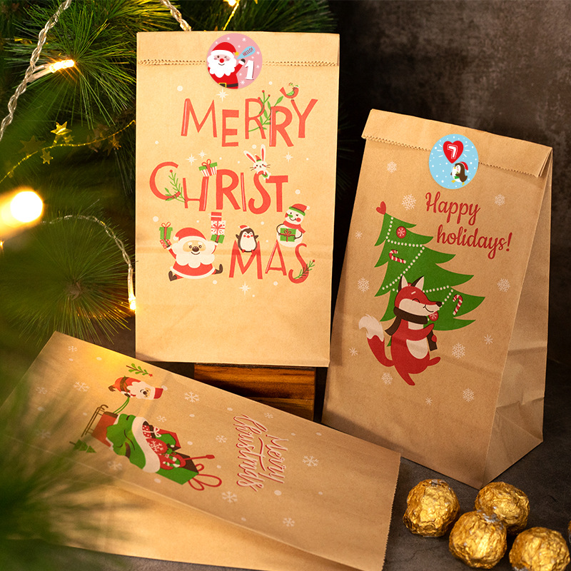 Kerstcadeauzakjes Kraft Papier - Advent Calendar Gift recensie en prijs