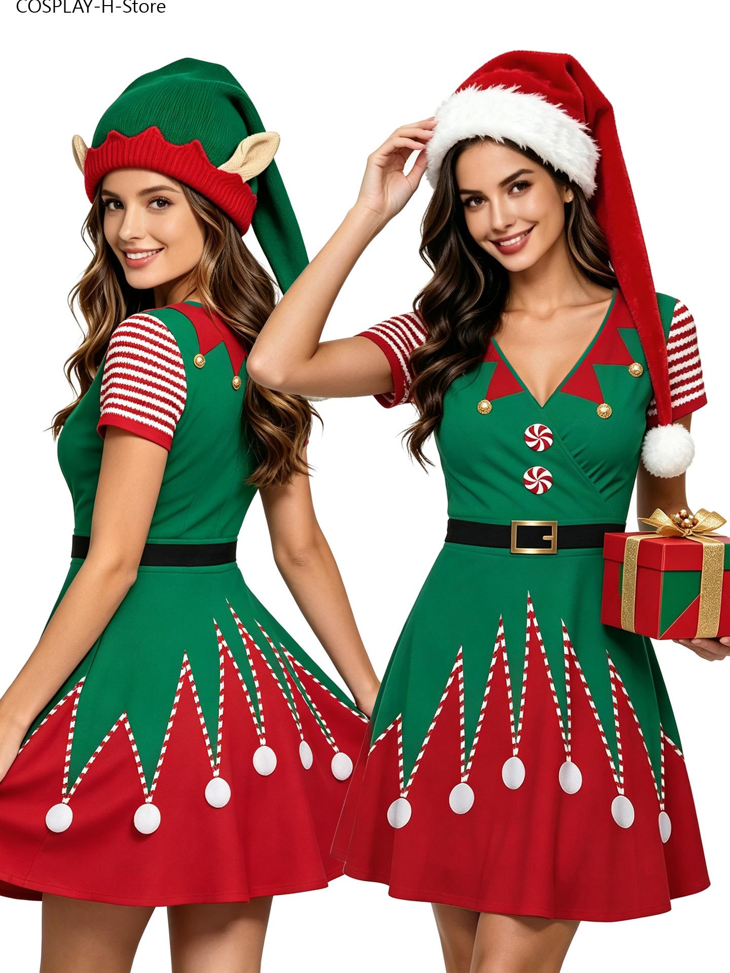 Kerstelfjurk voor dames, A-lij - Elf Costume Christmas recensie en prijs
